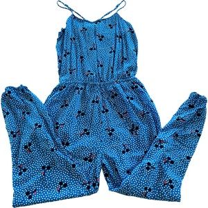 Cotton On Jumpsuit. Blue with cherry. 11